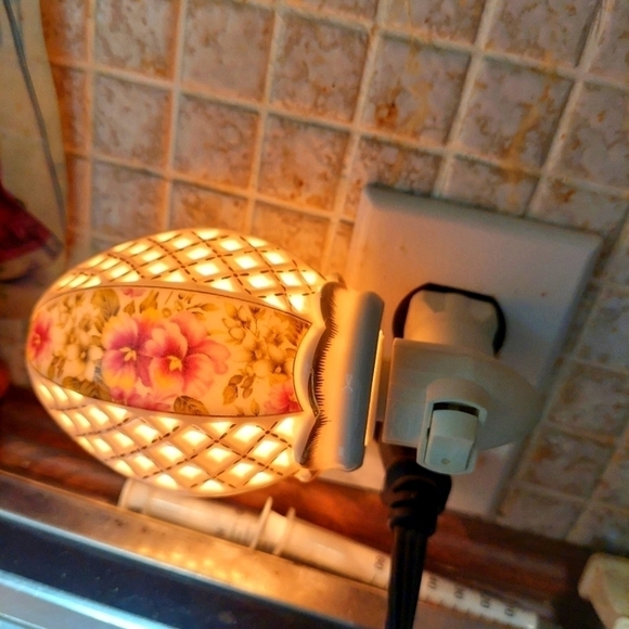 Sorelle Porcelain Floral Nightlight - Picture 5 of 6